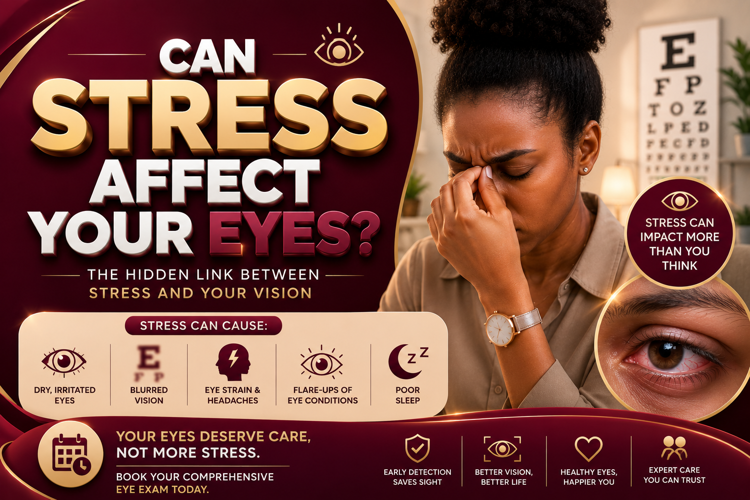 Can Stress Cause Blurry Vision?