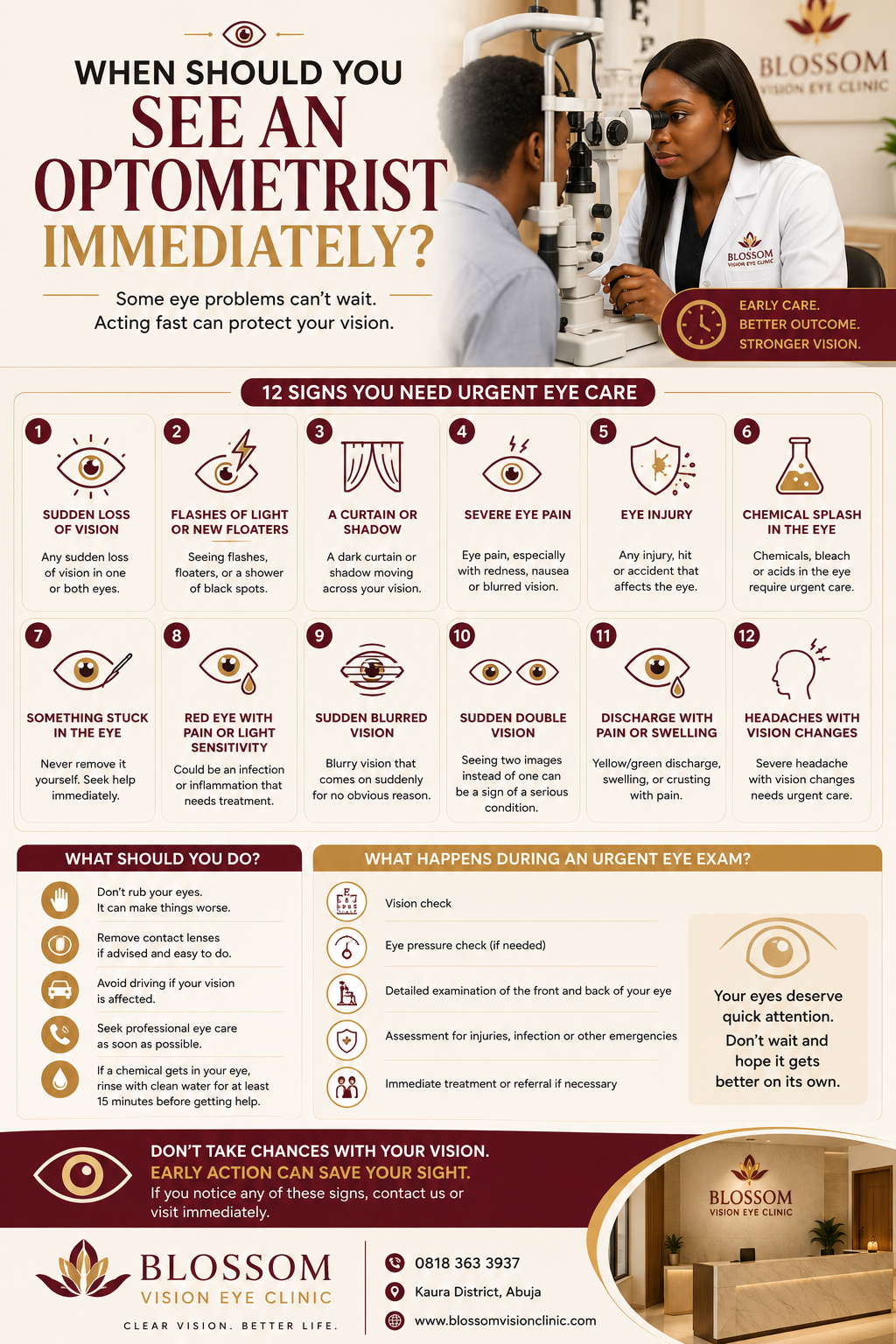 When Should You See an Optometrist Immediately?