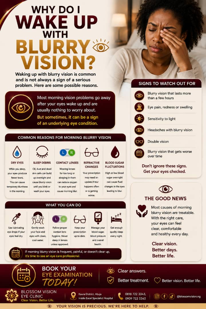 Why Do I Wake Up With Blurry Vision?
